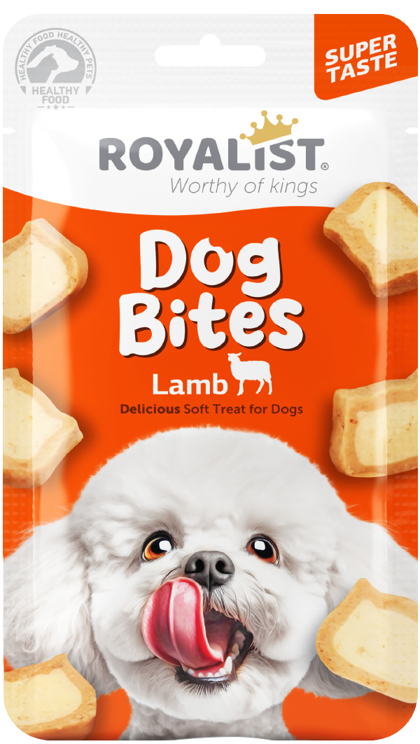 CAINI - Royalist Dog Bites cu Miel – Gustare Premium pentru Câini, 35 g