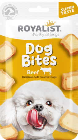 CAINI - Royalist Dog Bites cu Vita – Gustare Premium pentru Câini, 35g