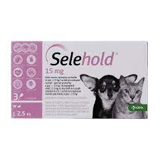 Selehold Dog 60 mg antiparazitar extern si intern caini si pisici cu greutate mai mica sau egala cu 2,5 kg ,1 pipete [1]