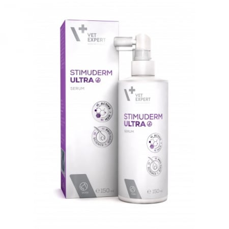 CAINI - Ser regenerator, tratament alopecie, caini, Stimuderm Ultra, Vet Expert, 150ml