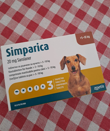 Simparica 20 mg (5-10 kg), 1 tableta [2]