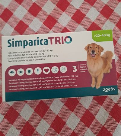 Simparica Trio 48mg 20-40kg, 1 tableta [2]
