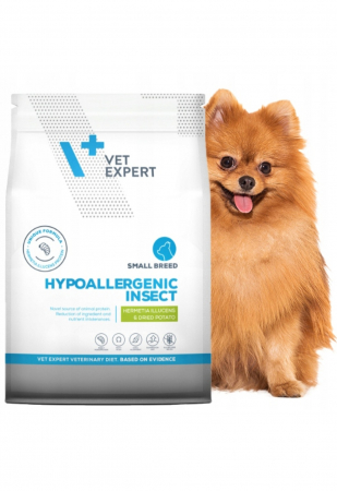 DIETE VETERINARE - Veterinary Diet Hypoallergenic Small Breed Insect 2 kg hrana caini cu intolerante alimentare