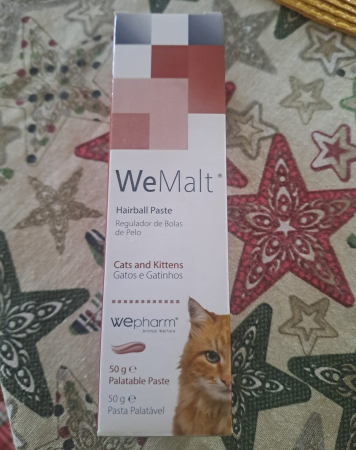 WeMalt Pasta, supliment sub forma de pasta pentru pisicile adulte si puii de pisica, 50 g [1]