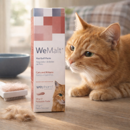 SUPLIMENTE - WeMalt Pasta, supliment sub forma de pasta pentru pisicile adulte si puii de pisica, 50 g