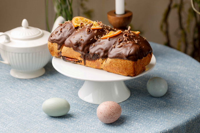 Cozonac cu Ciocolată și Gem de Portocale 650 gr [1]