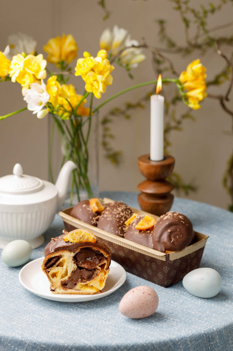 Cozonac cu Ciocolată și Gem de Portocale 650 gr [2]