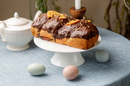 Produse Pascale - Козонак с шоколадом и апельсиновым джемом 650 г