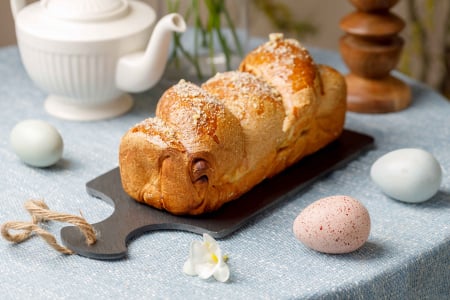 Produse Pascale - Козонак с орехами, изюмом и абрикосовым джемом 170 лей