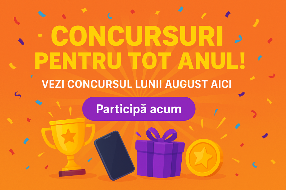 Concursuri pentru tot anul – vezi ce poți câștiga luna aceasta!