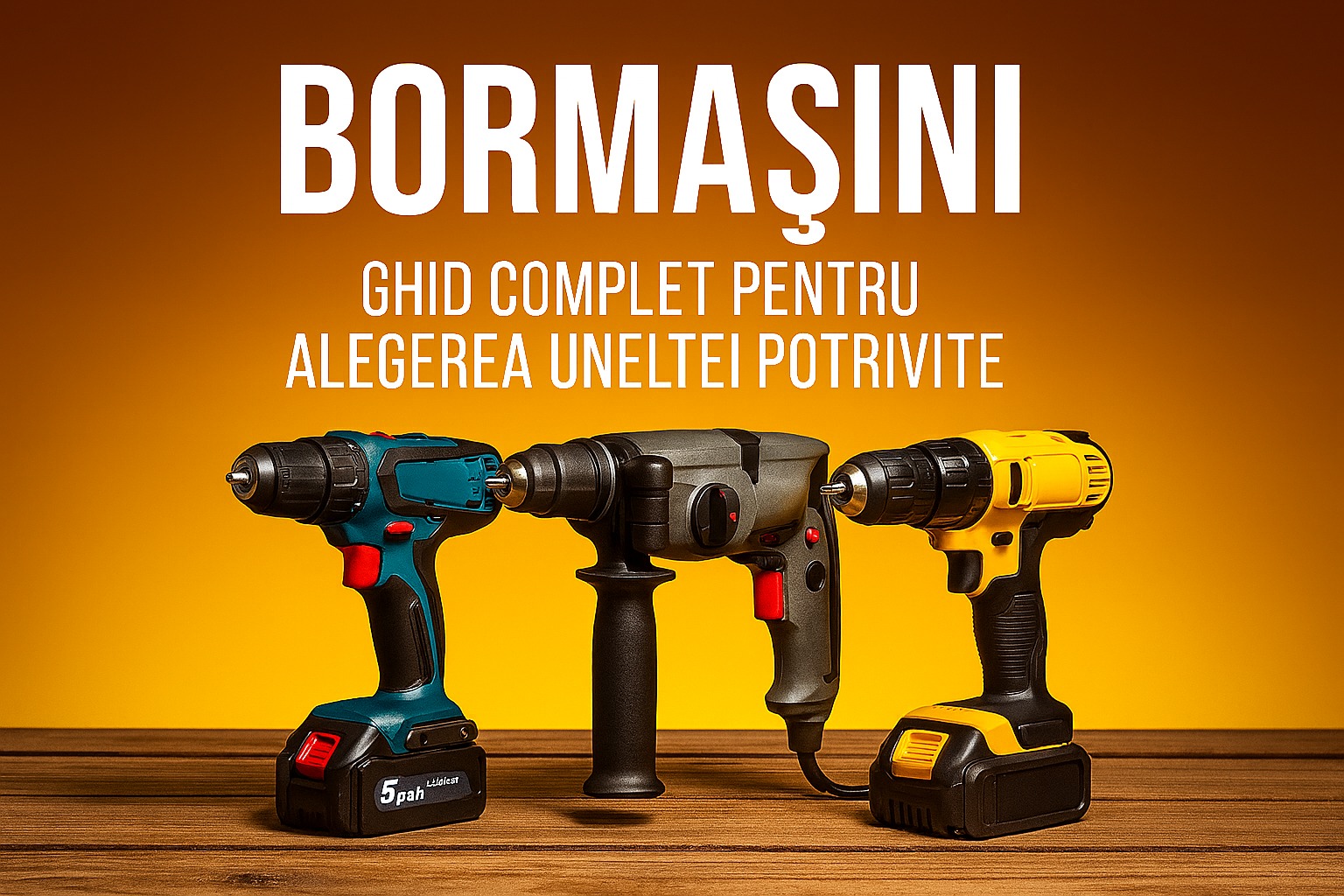Bormașini – Ghid complet pentru alegerea uneltei potrivite