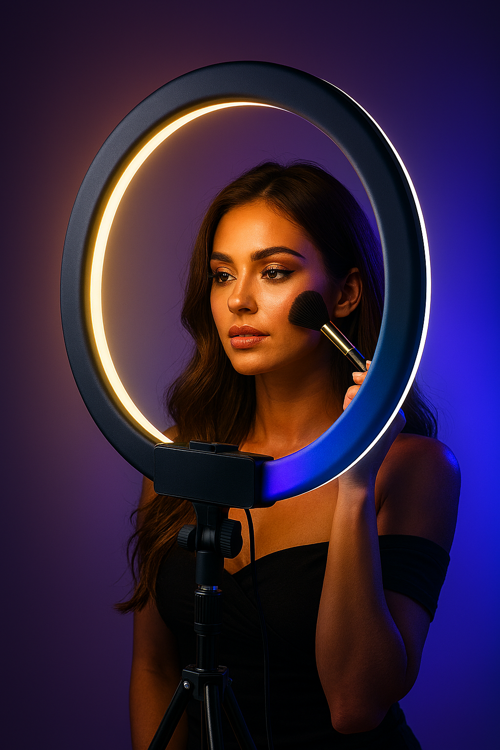 Lampa circulară pentru machiaj: iluminarea care face diferența