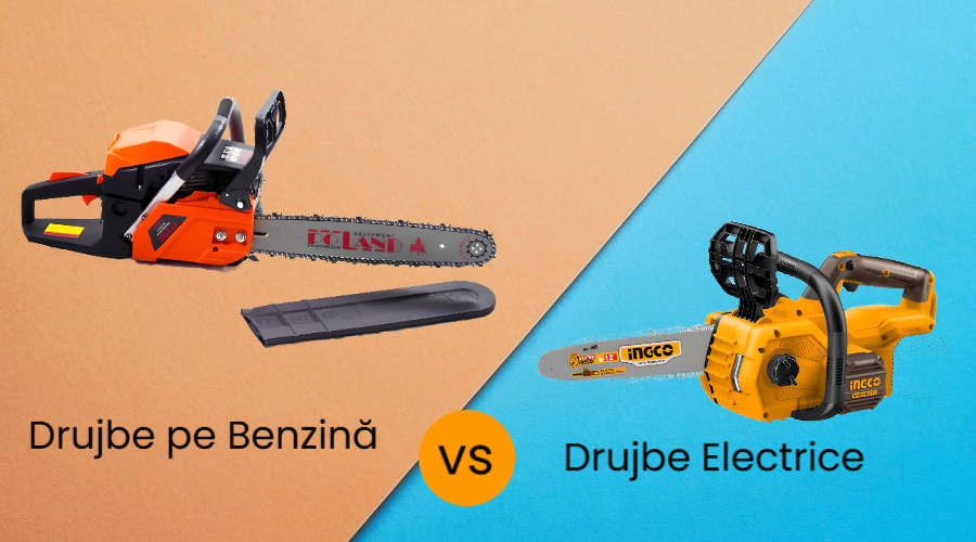 Drujbe Electrice vs Drujbe pe Benzină – Ce Alegi și De Ce?