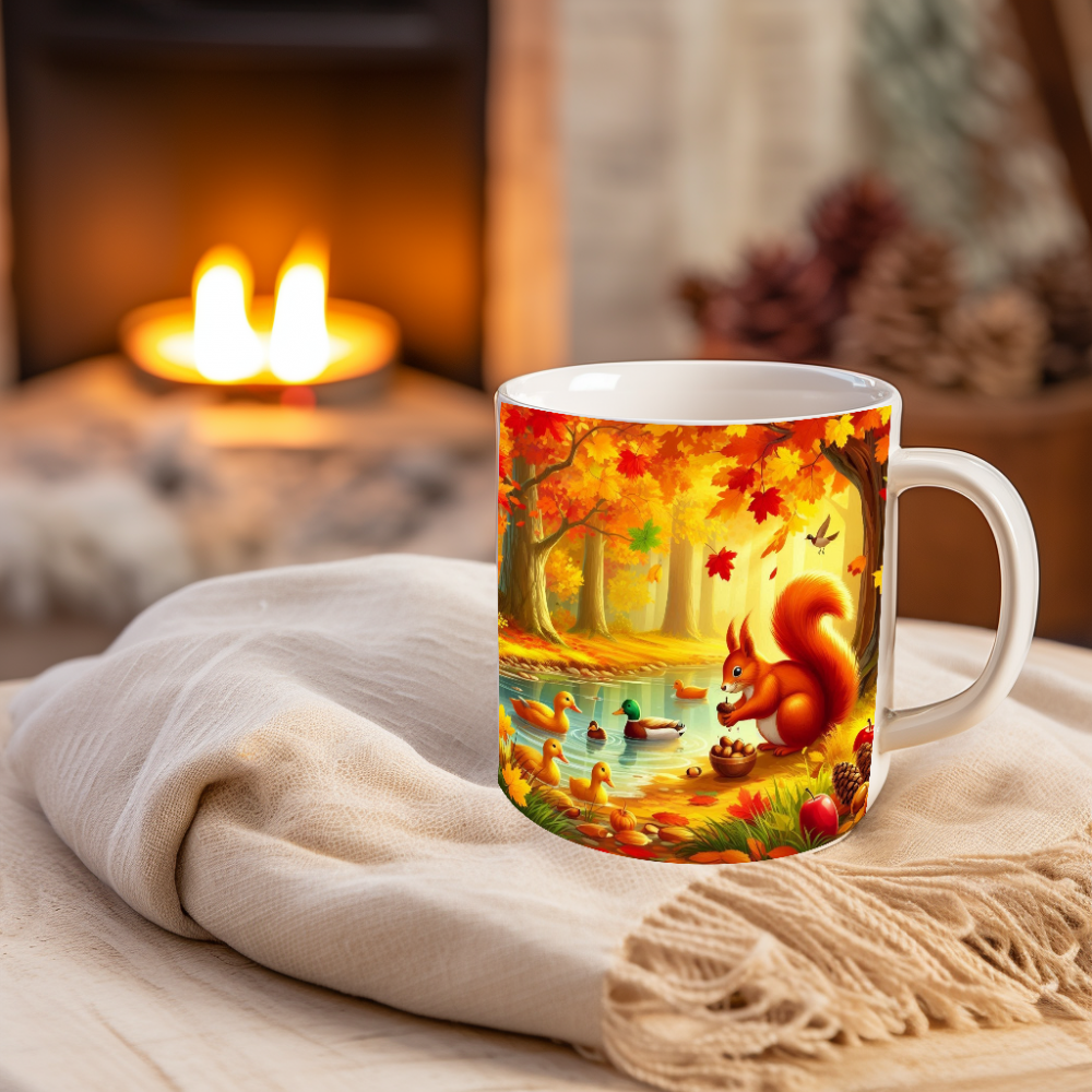 Cană cu veveriță - Cadoul perfect pentru iubitorii de natură [4]