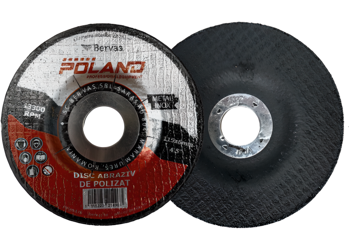 Disc Abraziv Poland pentru Polizor Unghiular – Metal și Inox [1]