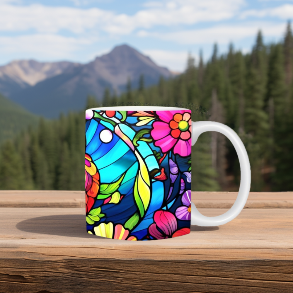 Cană cu bufniță colorată [3]