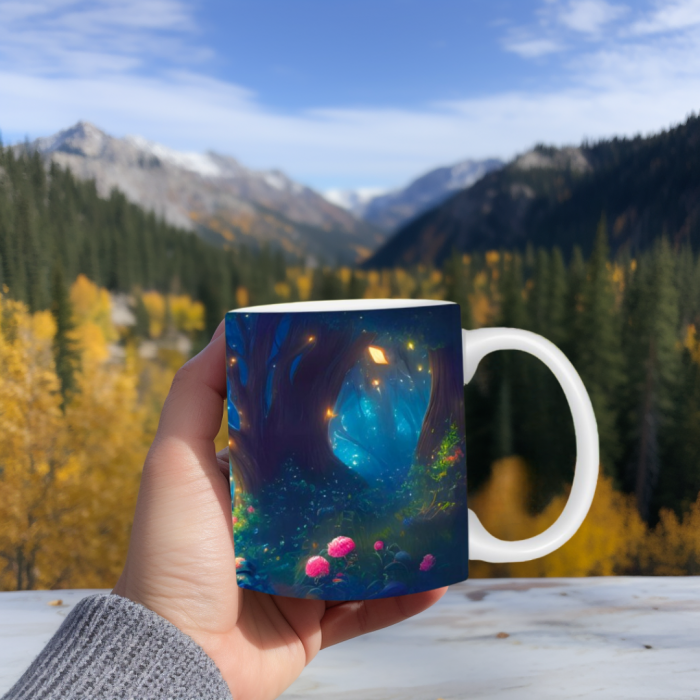 Cană cu unicorn, ceramică, 330 ml [4]