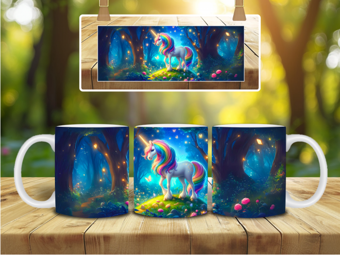 Cană cu unicorn, ceramică, 330 ml [2]