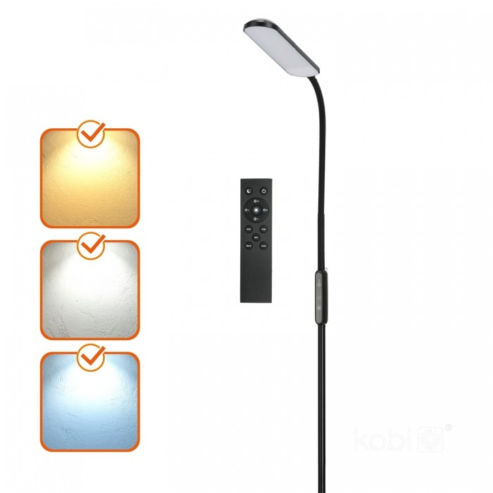 lampa podea kobi teilo 10w 3cct telecomanda premium negru [3]