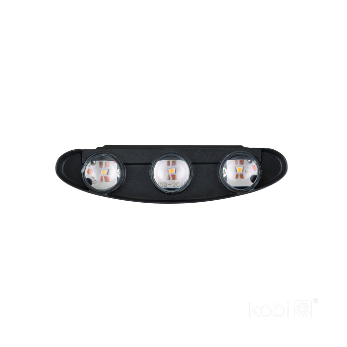 Set 4 aplice de perete exterior LED LUMEPRA 6W 3000K IP54 negru Kobi [6]