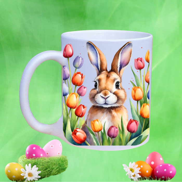 Set cadouri personalizate cu iepuras si lalele colorate [4]