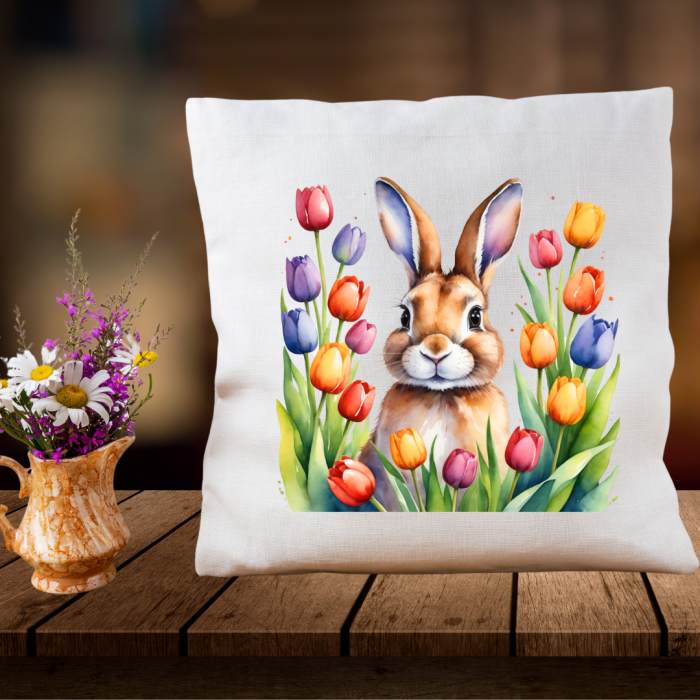 Set cadouri personalizate cu iepuras si lalele colorate [8]