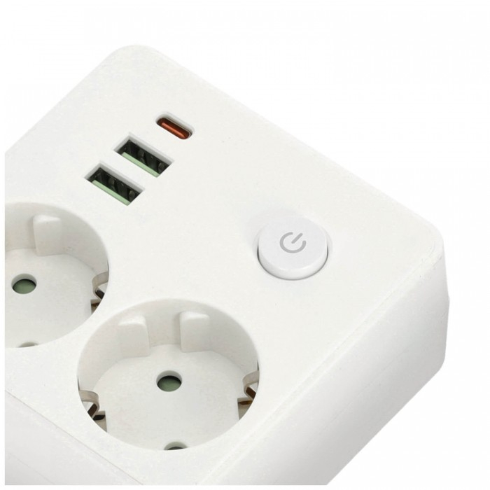 Splitter LINEA PRO FL2 2x230V + USB-A + USB-C Alb Kobi [2]
