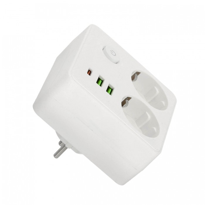 Splitter LINEA PRO FL2 2x230V + USB-A + USB-C Alb Kobi [7]
