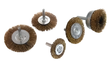 Accesorii pentru scule electrice - Set Perii Sârmă pentru Bormașină – 5 Bucăți, Curățare Metal