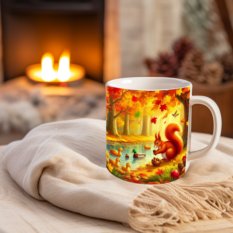 Cană cu veveriță - Cadoul perfect pentru iubitorii de natură [3]