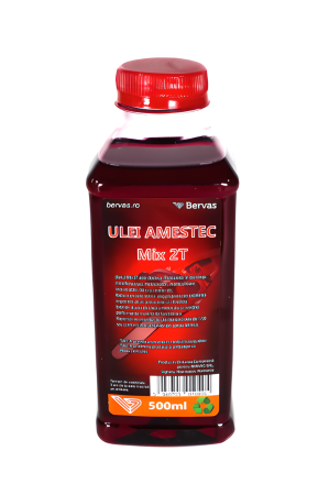 Uleiuri motor - Ulei pentru Amestec 2T Roșu 500ml – Motoare Drujbe & Motocoase