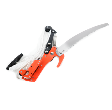 Scule pentru grădină - Foarfecă + Fierăstrău cu ață pentru pomi – Aluminiu / Metal