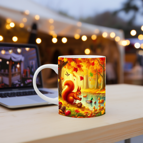 Cană cu veveriță - Cadoul perfect pentru iubitorii de natură [2]