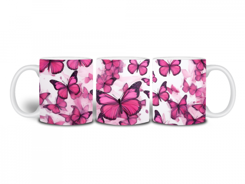 Cană cu fluturi roz [1]