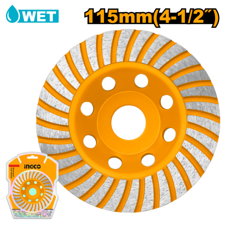 Discuri de tăiere și șlefuit - Disc Diamantat Turbo 125mm pentru Șlefuit Marmură și Granit