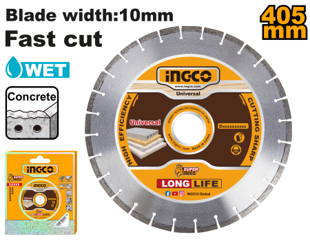 Discuri de tăiere și șlefuit - Disc Diamantat Segmentat 405mm GSF16-2E