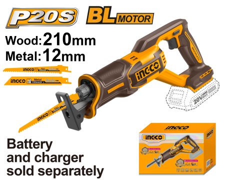 Fierastrau sabie - Fierăstrău Sabie INGCO 20V Brushless