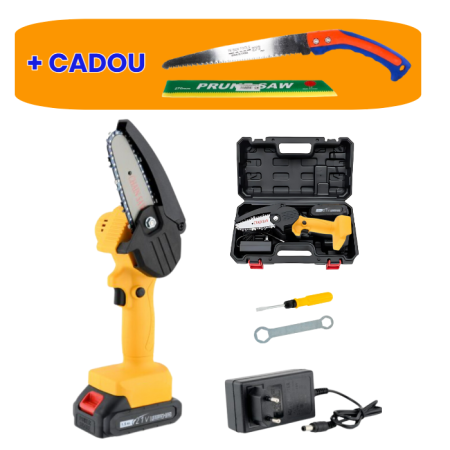 Mini Fierăstrău Electric 17 cm – 2 Acumulatori + Trusă Plastic