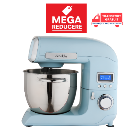 Blendere și mixere - Mixer Profesional 1200W cu Stand, Bol Inox 5.5L și Accesorii Multifuncționale – Blender, Tocător, Mașină de Tocat Carne, Aparat de Paste