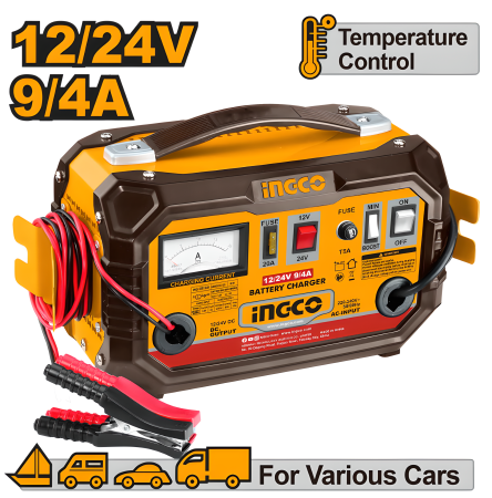 Încărcătoare auto - Redresor Auto 12/24V – 12A, Mod Boost, Capacitate 28–180Ah, Ideal pentru Baterii Auto și Camioane