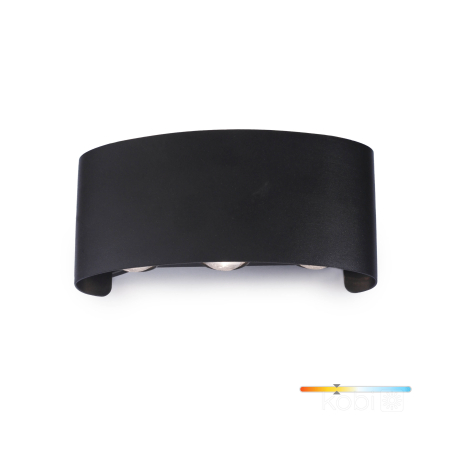 Aplică de perete exterior LED LUMEPRA 6W 3000K IP54 negru Kobi [3]