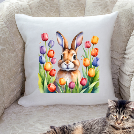 Set cadouri personalizate cu iepuras si lalele colorate [6]