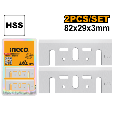 Accesorii rindele - Set Cuțite Rindea INGCO HSS