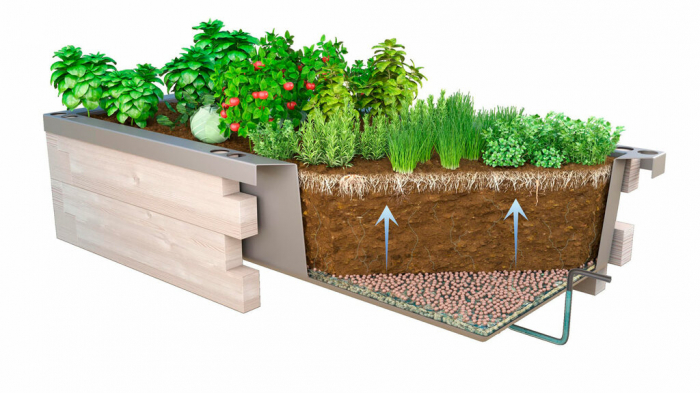 Jardiniera de terasa - balcon Juwel Timber, 150 L [2]