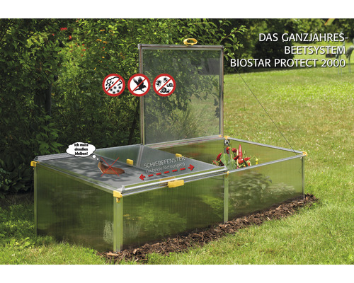 Sera de Gradina Juwel Biostar Protect, 200 x 76,5 cm, cu plasa de protectie [3]