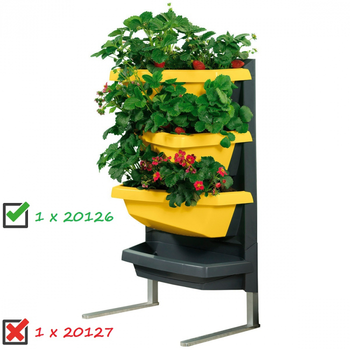 Gradina Verticala Juwel Base Element 48 x 24 x 64 cm - Galben [6]