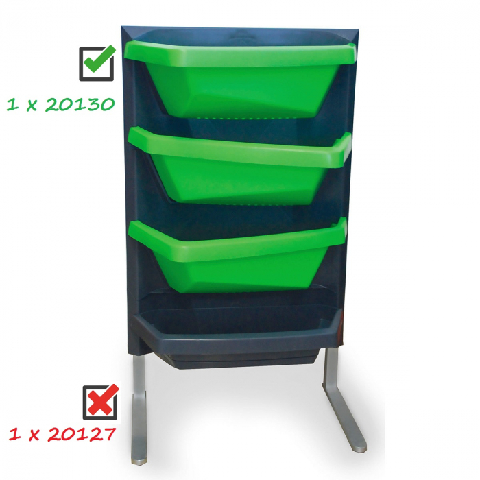 Gradina Verticala Juwel Base Element, 48 x 24 x 64 cm - lime [5]