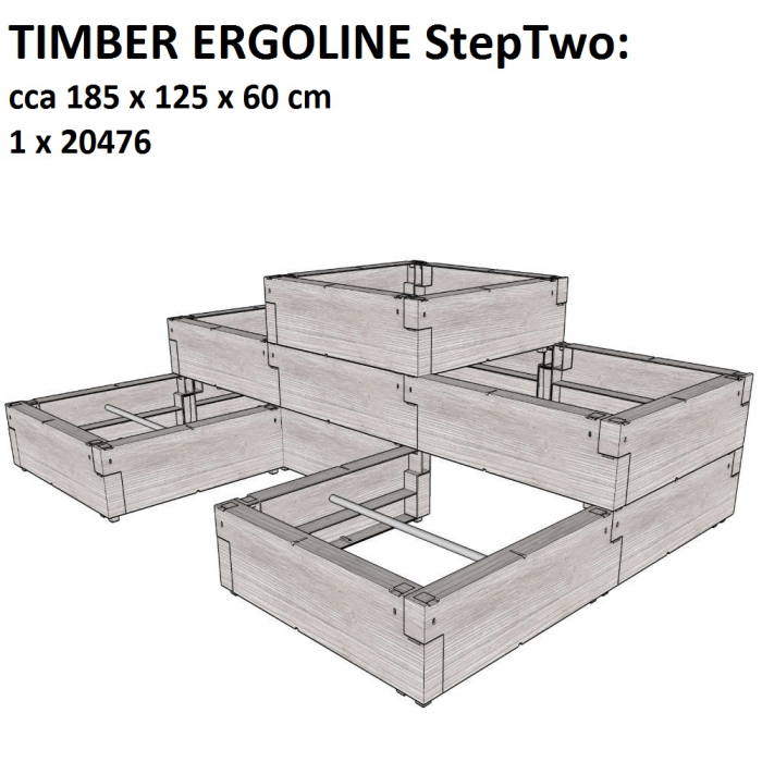 Jardiniera de gradina Juwel Timber Ergoline, 790 L [7]