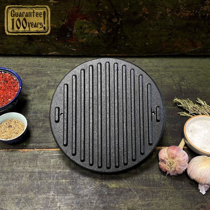 Presa pentru Grill Rotunda din Fonta Maysternya MS210 – Diametru 20 cm, 3.3 kg [5]
