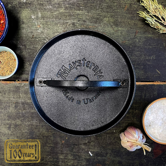 Presa pentru Grill Rotunda din Fonta Maysternya MS210 – Diametru 20 cm, 3.3 kg [4]